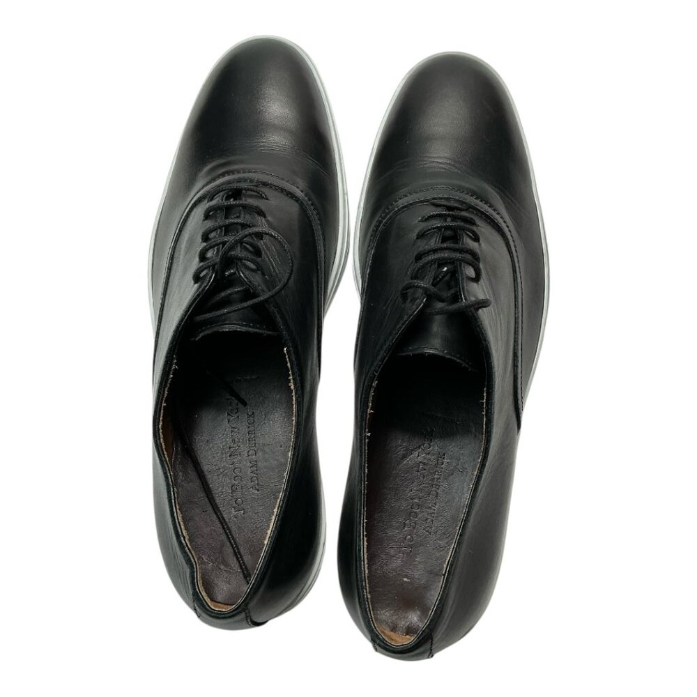 To Boot New York Black Leather Winters Low Top Sneakers Men’s 10.5 Casual Shoes - Picture 2 of 13